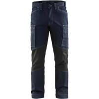 BLÅKLÄDER Trousers 14591142 Cottone, PA (Polyamide) Navy Blue, Black Size 32R