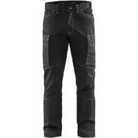 BLÅKLÄDER Trousers 14591142 Cottone, PA (Polyamide) Black Size 30R