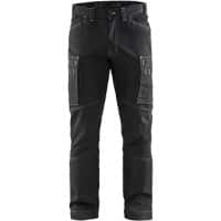 BLÅKLÄDER Trousers 14591142 Cottone, PA (Polyamide) Black Size 32R