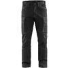 BLÅKLÄDER Trousers 14591142 Cottone, PA (Polyamide) Black Size 36R