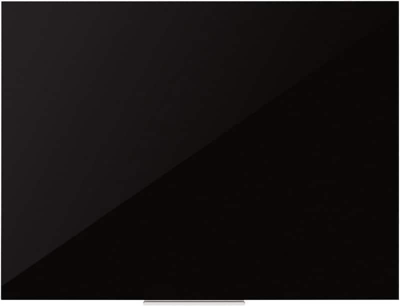 Glassboard Wall Mounted Magnetic Single Sided 120 (W) x 90 (H) cm Black