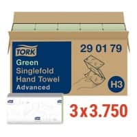 Tork Advanced Hand Towel Green Paper Pack of 45 of 250 Sheets