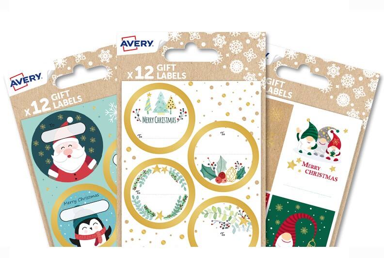 Avery GIFTBUNDLE3 Christmas Gift Labels Bundle 3