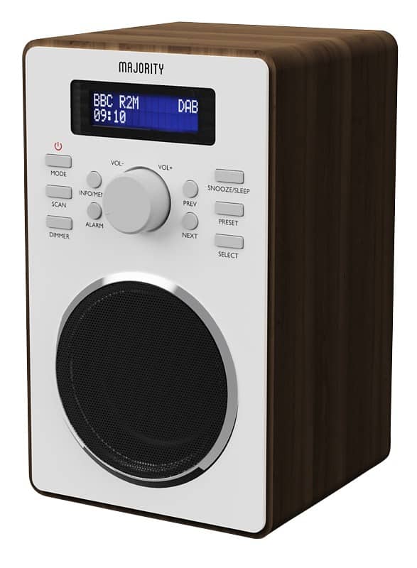 MAJORITY Barton Mono Radio 3 mW Brown