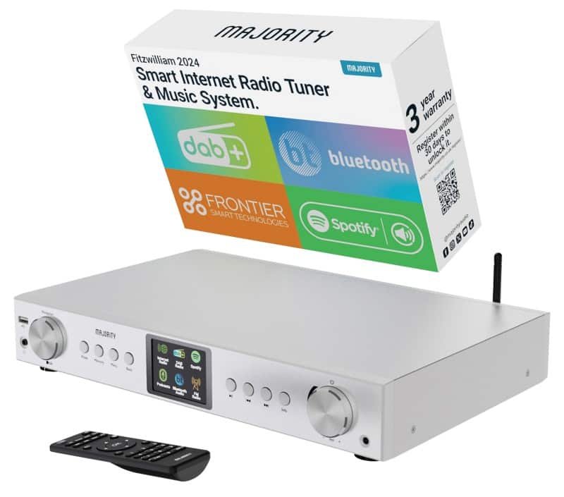 MAJORITY Fitzwilliam Radio Silver