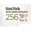 SanDisk MAX ENDURANCE Memory Card 256 GB White