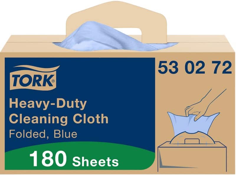Tork W7 Premium Wiping Paper Blue 35.5 x 41.5 cm 530272 180 Sheets