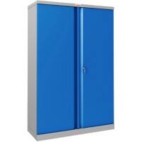 Phoenix SCL Series Regular Door Cupboard Steel 3 Shelf 915 x 370 x 1,400 mm Blue, Grey