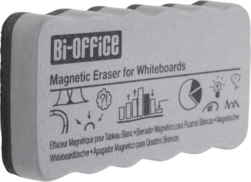 Bi-Office Whiteboard Eraser Magnetic 45 cm Grey AA0105-935 Pack of 35