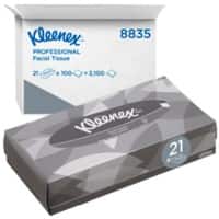 Kleenex Facial Tissues 2 Ply 8835 21 Packs of 100 Tissues