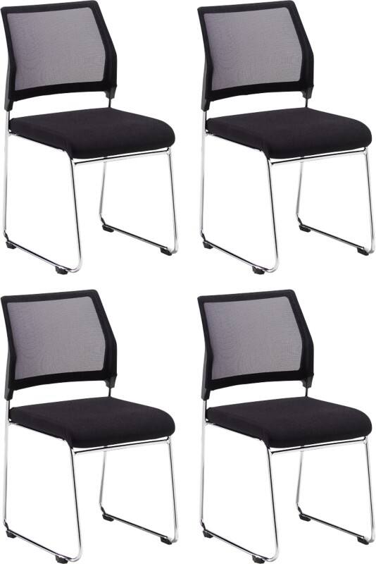 Dams International Quavo Chair Black 420 x 550 x 855 mm Pack of 4