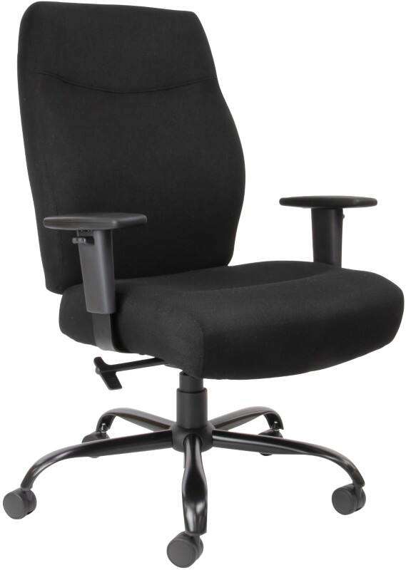 Dams International Porter Operator Chair Height-Adjustable Armrest Black 700 x 710 x 1,125 mm