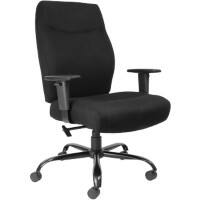 Dams International Porter Operator Chair Height-Adjustable Armrest Black 700 x 710 x 1,125 mm