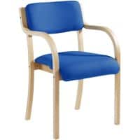 Dams International Prague Conference Chair Fixed Blue 530 x 560 x 820 mm