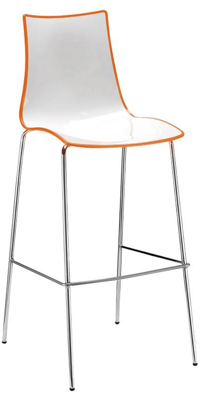Dams International Gecko Dining Stool Orange 510 mm x 1,160 mm