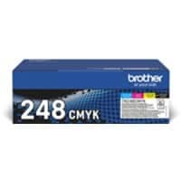 Brother TN-248VAL Original Toner Cartridge Cyan, Yellow, Magenta, Black Pack of 4 Multipack