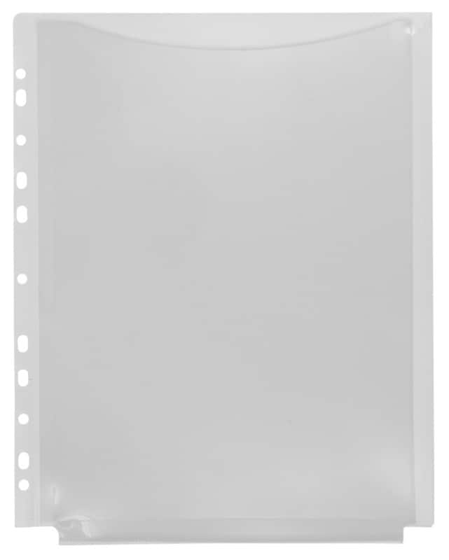 Punched Pockets  A4 Transparent Top Opening 61305 Pack of 5