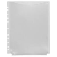 Punched Pockets A4 Transparent Top Opening 61305 Pack of 5