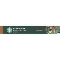 Starbucks by Nespresso House Blend Coffee Capsules Lungo Intensity 8 Medium Arabica 57 g Pack of 10