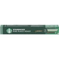 Starbucks by Nespresso Pike Place Roast Coffee Capsules Pike Place Roast Intensity 7 Medium Arabica 57 g Pack of 10