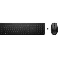 HP Keyboard and Mouse Wireless Black 655