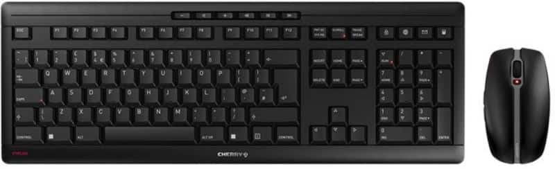CHERRY Keyboard and Mouse Wireless QWERTY Black JD-8500GB-2