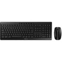 CHERRY Keyboard and Mouse Wireless QWERTY Black Stream Desktop Recharge