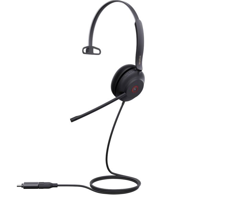Yealink UH37 Mono UC Wired Headset Over-the-head Noise Cancelling Microphone Yes Mono Black