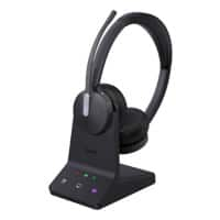 Yealink WH64 Dual Teams Wireless Headset Over-the-head Wireless Noise Cancelling Microphone Stereo Black