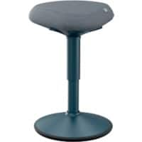 Leitz Ergo Active Sitting Stool 6544 With Adjustable Comfort Seat 47 - 64 cm Up to 110 kg Dark Grey