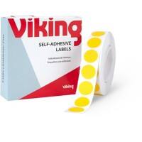 Viking Marking Dots Adhesive Yellow Pack of 1280