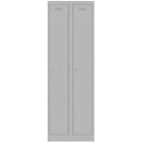 Bisley Steel Locker 600 x 450 x 1,800 mm Light Grey
