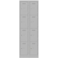 Bisley Steel Locker 600 x 450 x 1,800 mm Light Grey
