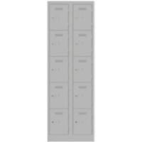 Bisley Steel Locker 600 x 450 x 1,800 mm Light Grey