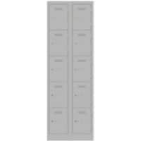 Bisley Steel Locker 600 x 450 x 1,800 mm Light Grey