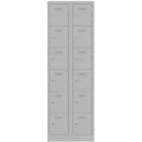 Bisley Steel Locker 600 x 450 x 1,800 mm Light Grey