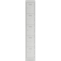 Bisley Steel Locker 300 x 450 x 1,800 mm Light Grey