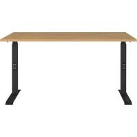 GERMANIA AGENDA Height Adjustable Desk Oak 1,400 (W) x 800 (D) x 910 (H) mm