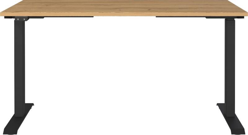 GERMANIA AGENDA Electronically Height Adjustable Desk Oak 1,400 (W) x 800 (D) x 1,200 (H) mm