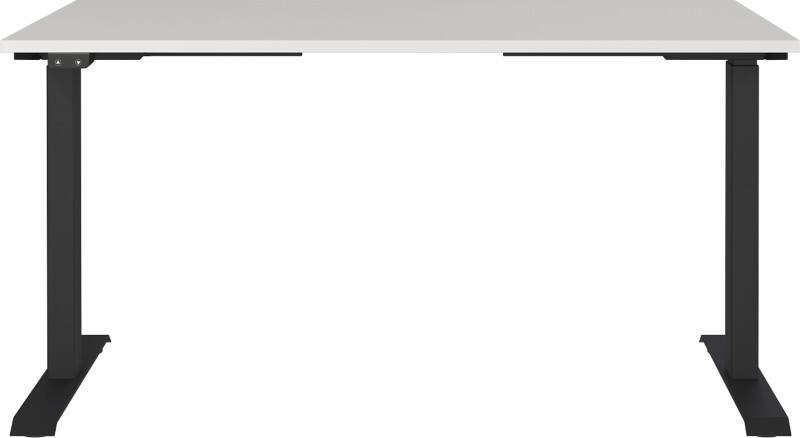 GERMANIA AGENDA Electronically Height Adjustable Desk Light Grey 1,400 (W) x 800 (D) x 1,200 (H) mm