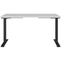 GERMANIA AGENDA Electronically Height Adjustable Desk Light Grey 1,400 (W) x 800 (D) x 1,200 (H) mm