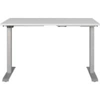 GERMANIA AGENDA Electronically Height Adjustable Desk Light Grey 1,200 (W) x 800 (D) x 1,200 (H) mm