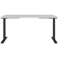 GERMANIA AGENDA Electronically Height Adjustable Desk Light Grey 1,600 (W) x 800 (D) x 1,200 (H) mm