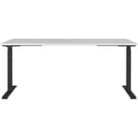 GERMANIA AGENDA Electronically Height Adjustable Desk Light Grey 1,800 (W) x 800 (D) x 1,200 (H) mm