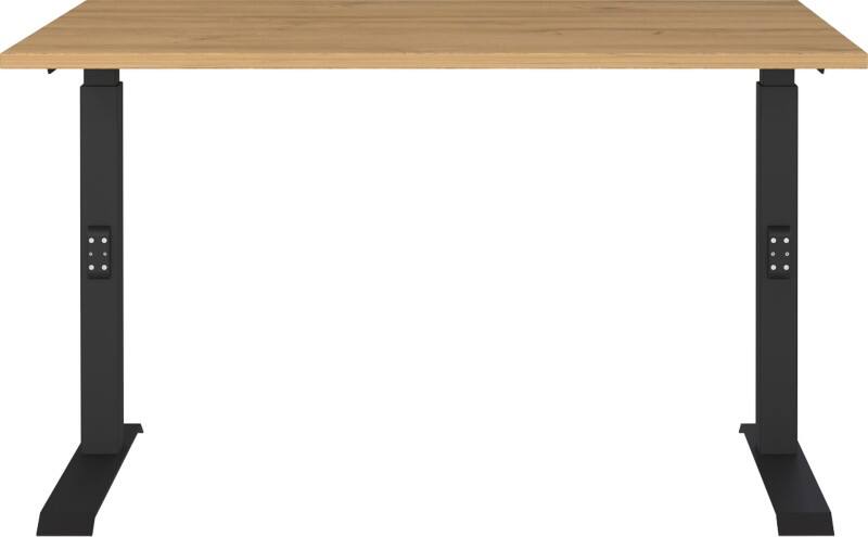 GERMANIA AGENDA Height Adjustable Desk Oak 1,200 (W) x 800 (D) x 910 (H) mm