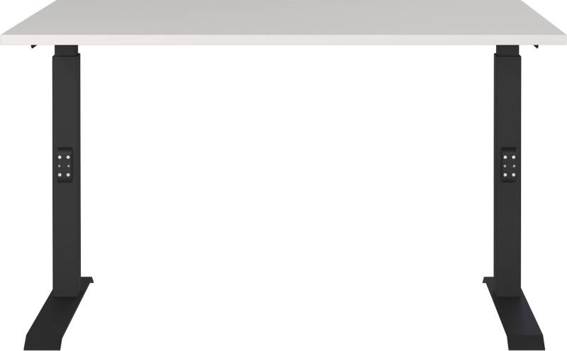GERMANIA AGENDA Height Adjustable Desk Light Grey 1,200 (W) x 800 (D) x 910 (H) mm
