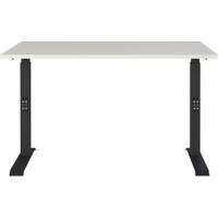 GERMANIA AGENDA Height Adjustable Desk 120 (W) x 80 (D) x 91 (H) cm Black, Light Grey