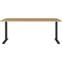 GERMANIA AGENDA Height Adjustable Desk Oak 1,800 (W) x 800 (D) x 910 (H) mm