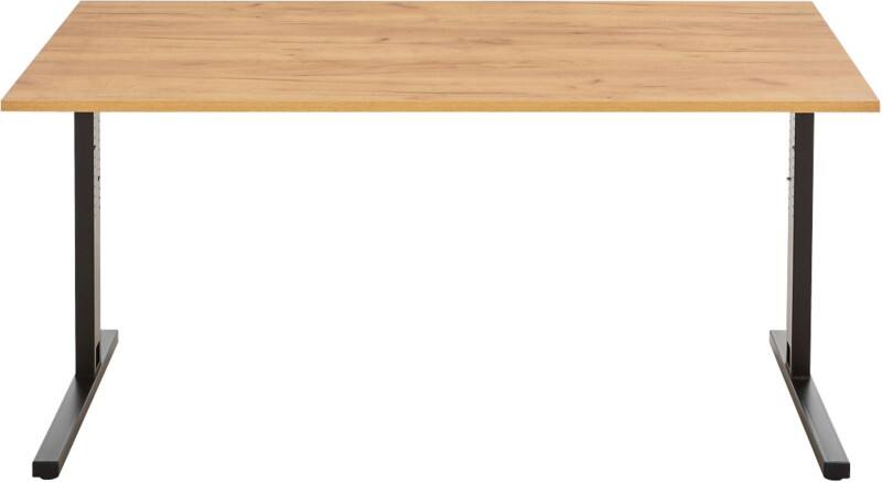 GERMANIA PROFI 2.0 Height Adjustable Desk Oak 1,600 (W) x 800 (D) x 800 (H) mm