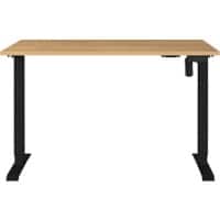 GERMANIA PROFI 2.0 Electronically Height Adjustable Desk Oak 1,200 (W) x 800 (D) x 1,180 (H) mm